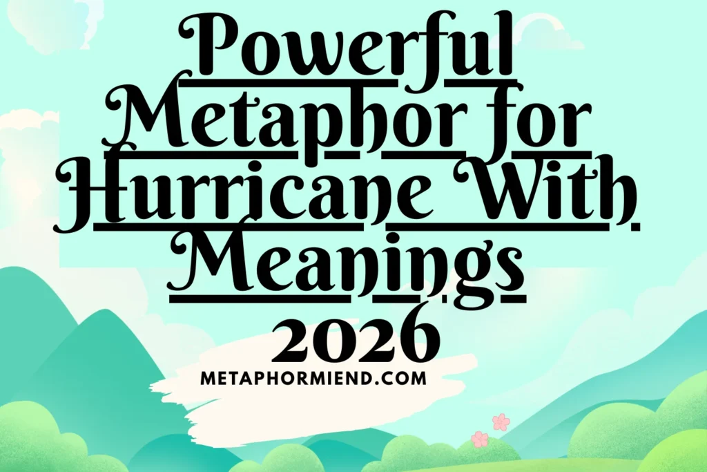 Powerful Metaphor for Hurricane With Meanings