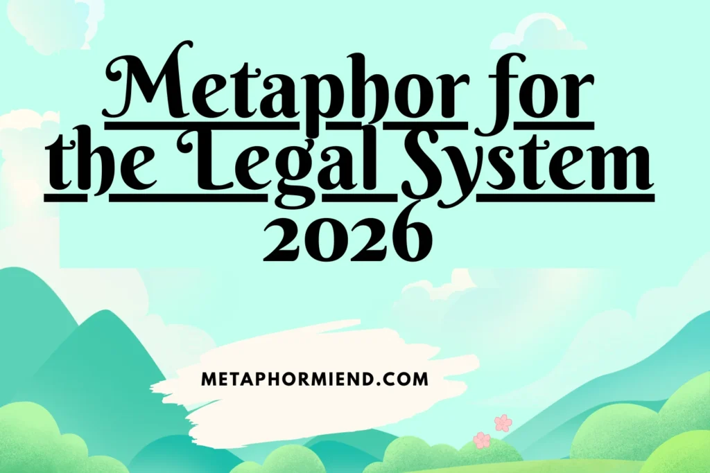 Metaphor for the Legal System