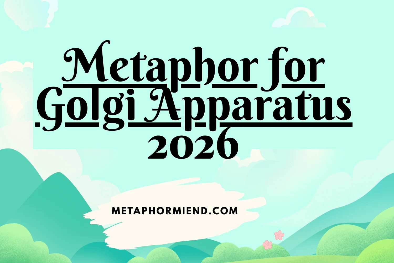 Metaphor for Golgi Apparatus