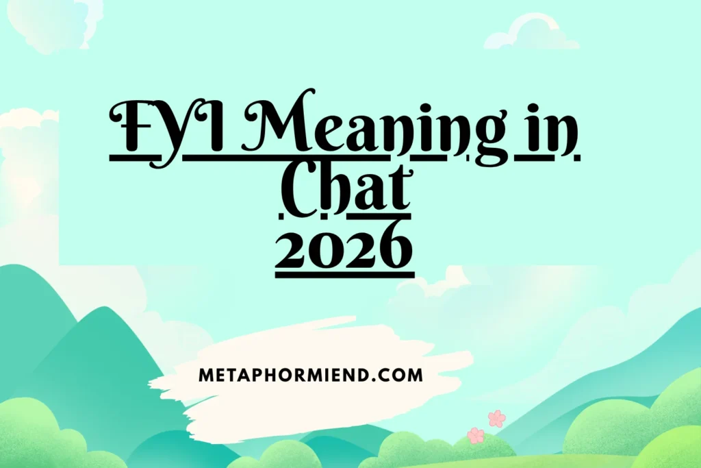 FYI Meaning in Chat