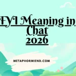 FYI Meaning in Chat