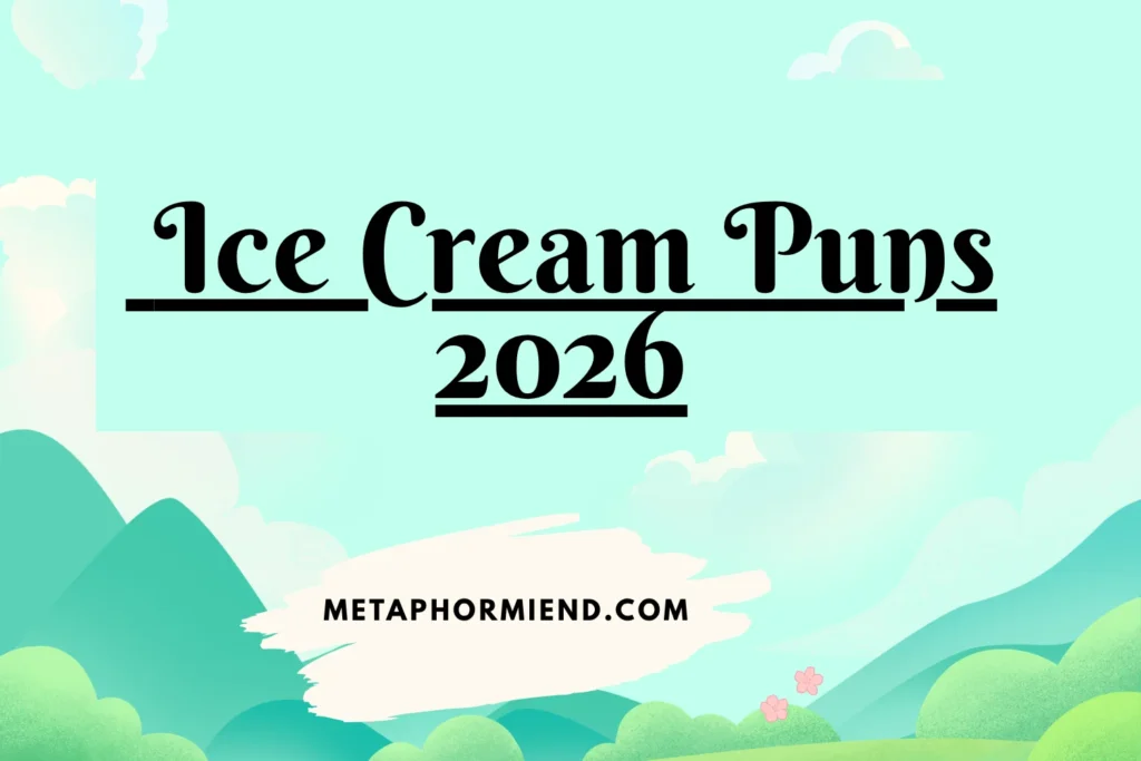 Ice Cream Puns