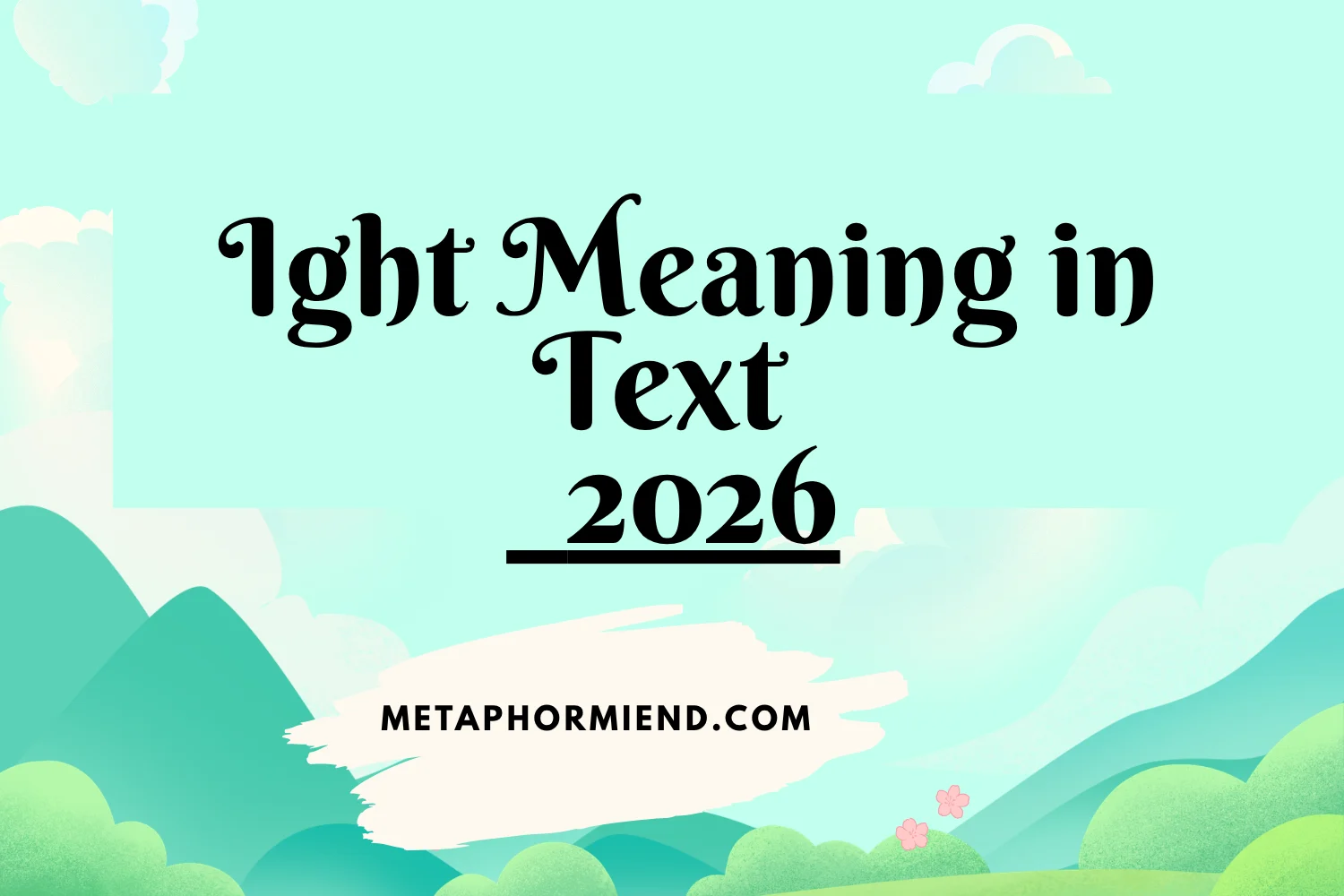 Ight Meaning in Text