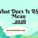 What Does Is BSF Mean