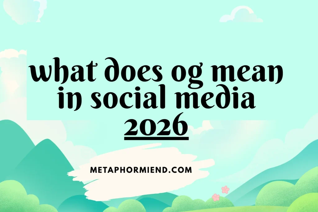 what does og mean in social media
