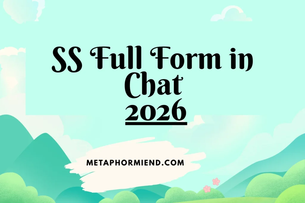 SS Full Form in Chat