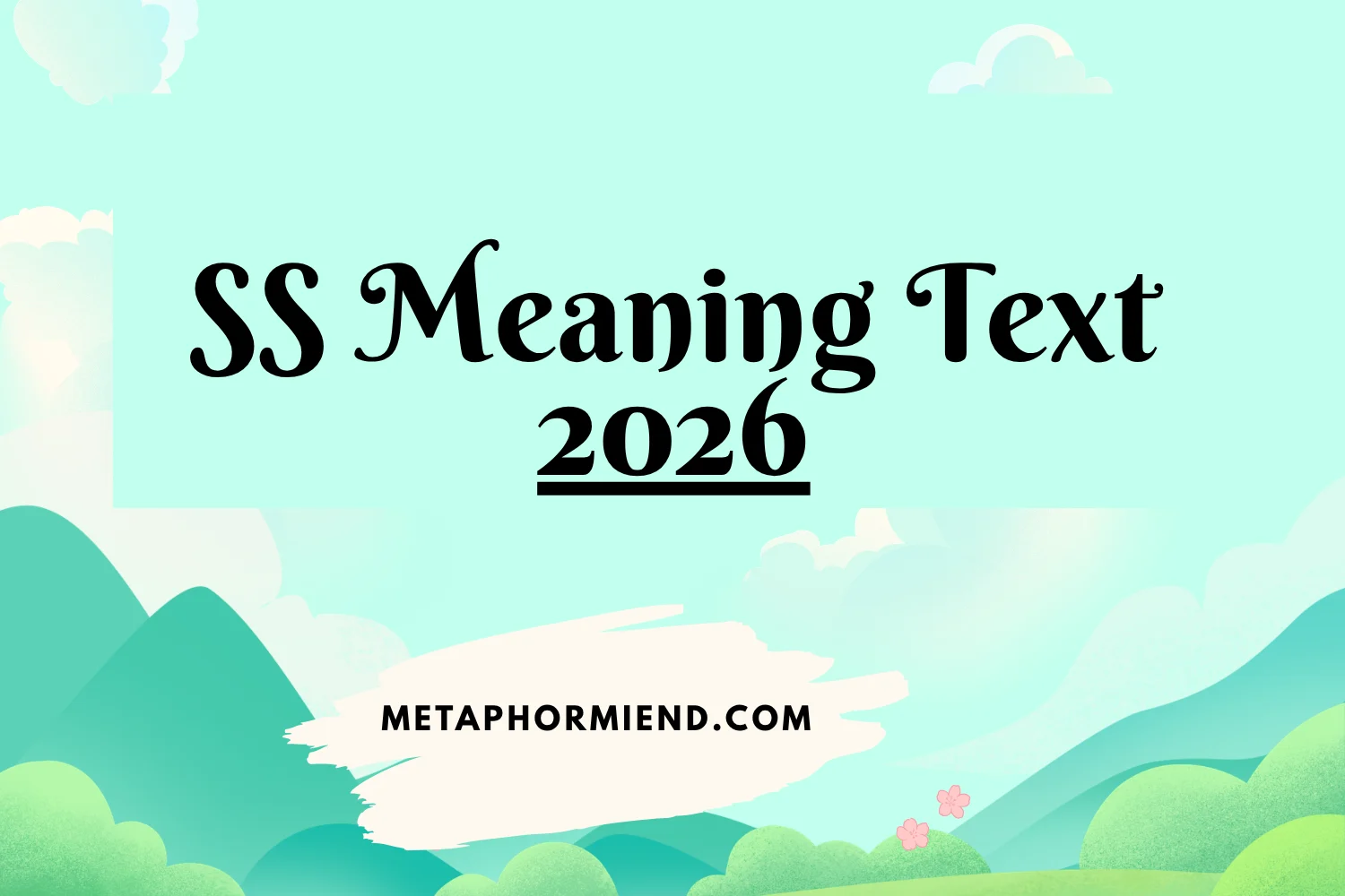 SS Meaning Text