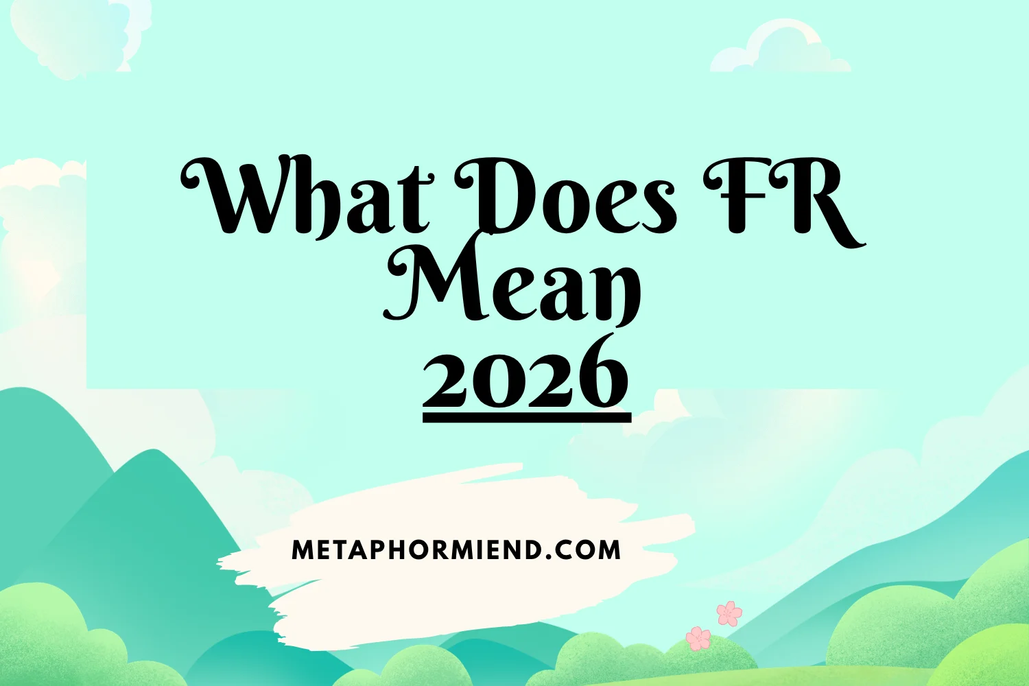 What Does FR Mean