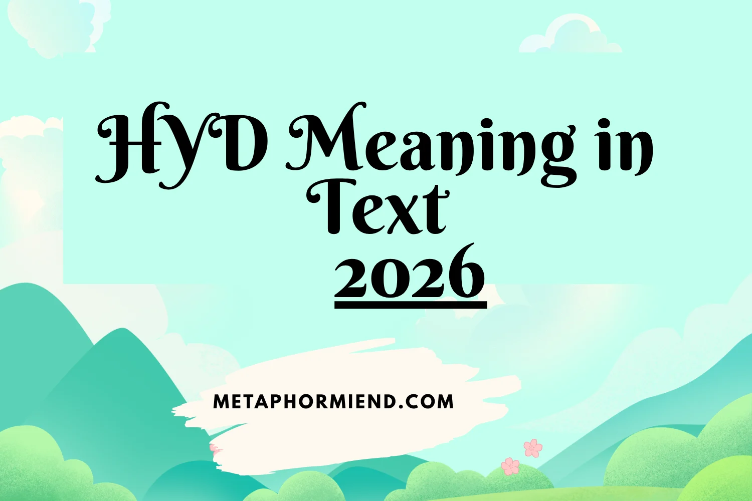 HYD Meaning in Text