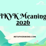 IKYK Meaning