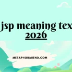 jsp meaning text