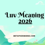 Luv Meaning