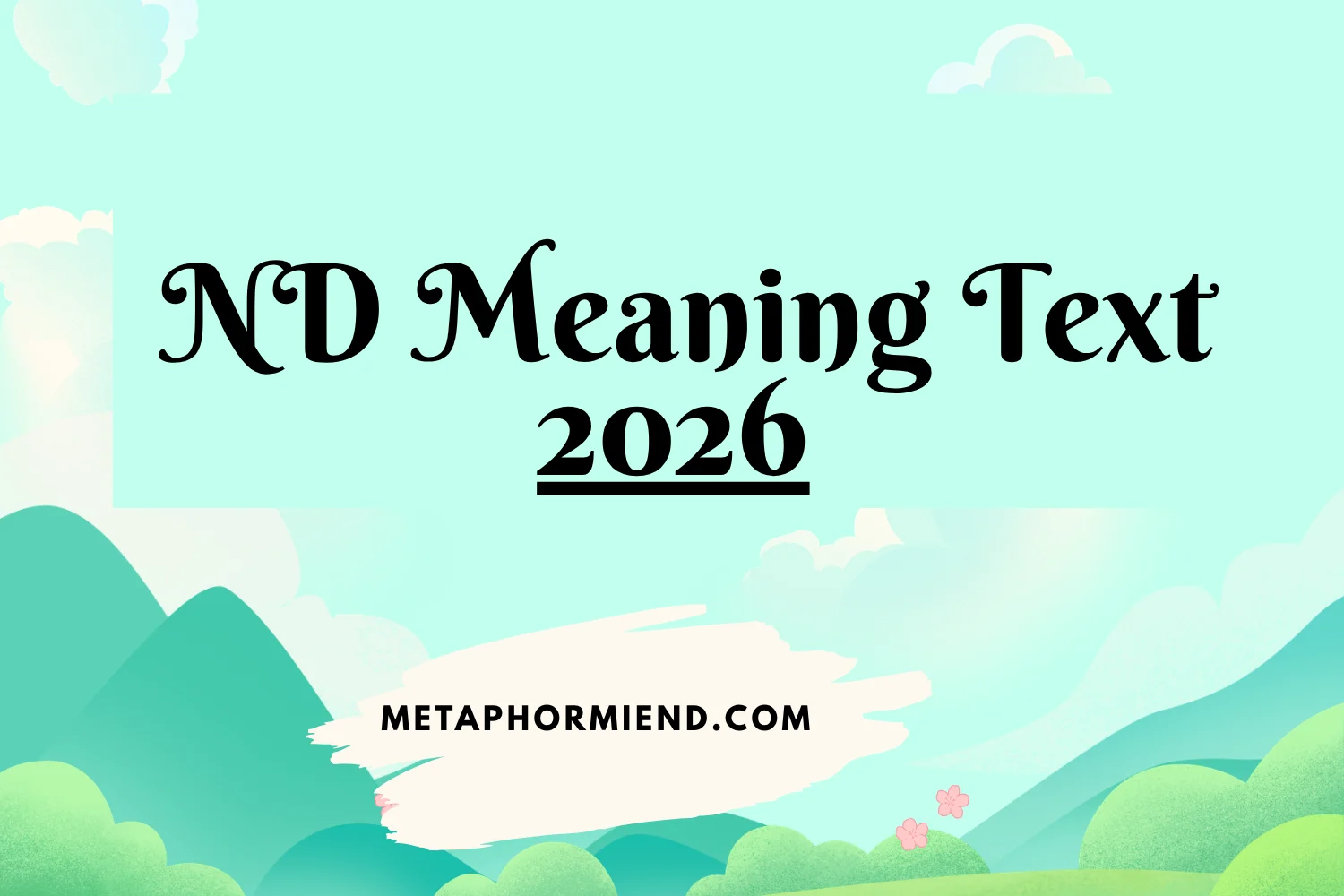 ND Meaning Text