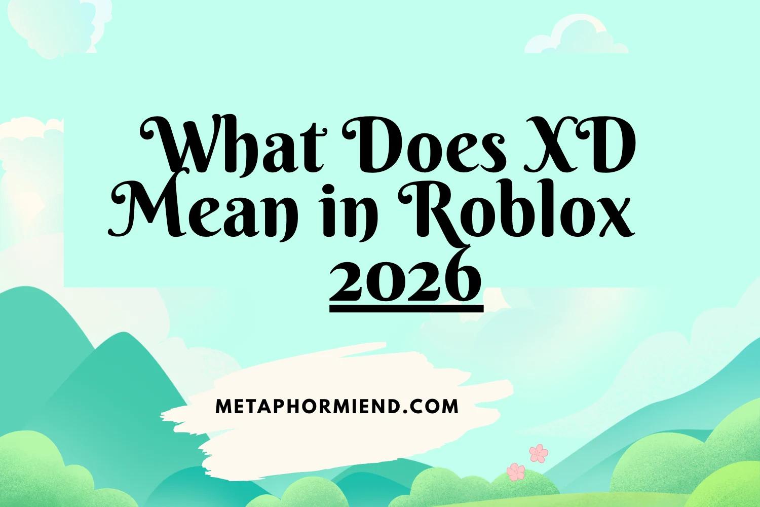 What Does What Does XD Mean in Roblox