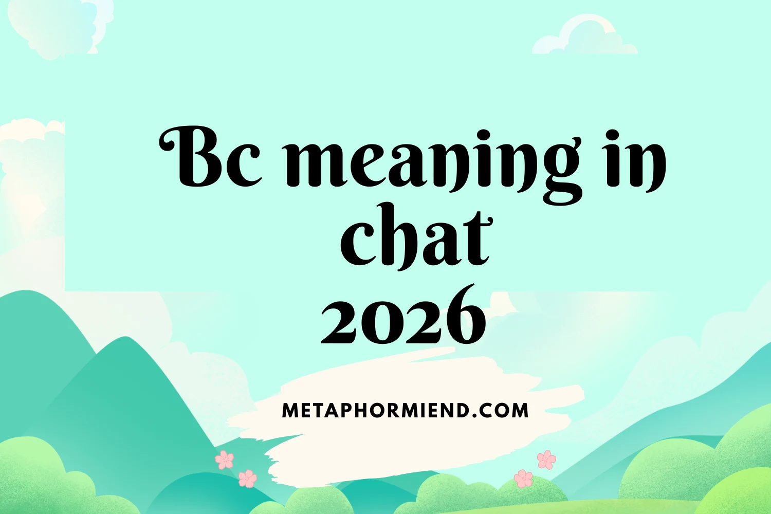bc meaning in chat