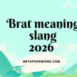 brat meaning slang