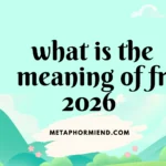 what is the meaning of fr