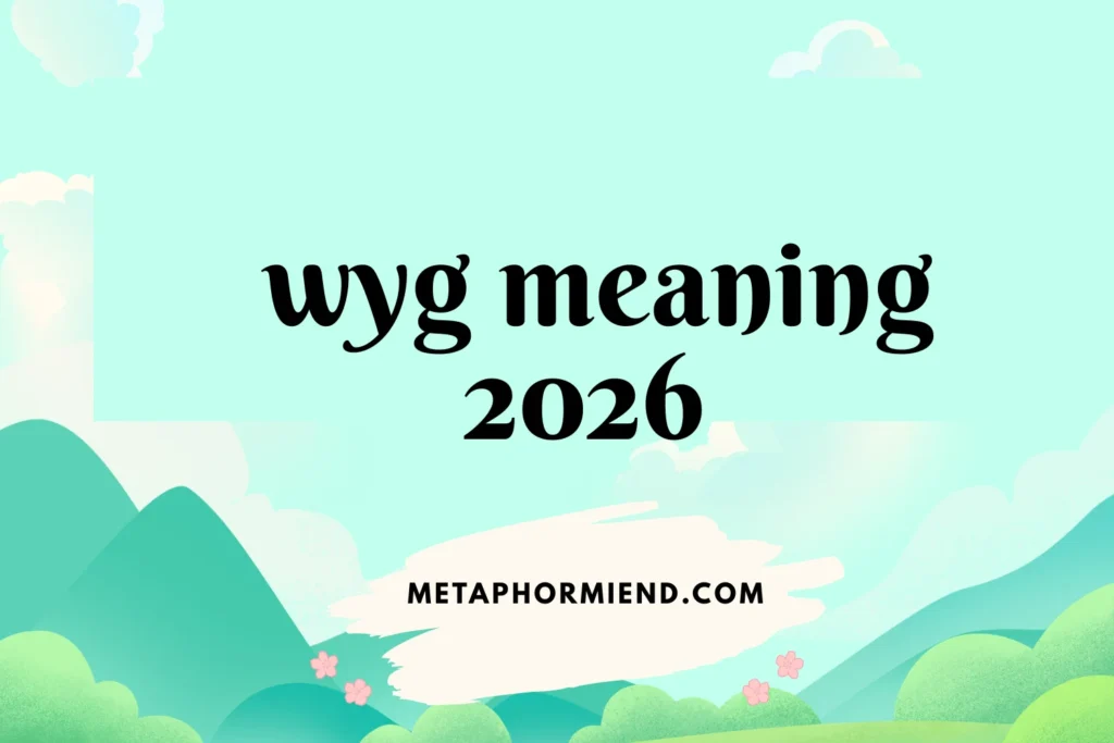 wyg meaning
