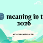 🌚 meaning in text